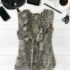 🌞🌞 Banana Republic animal print blouse